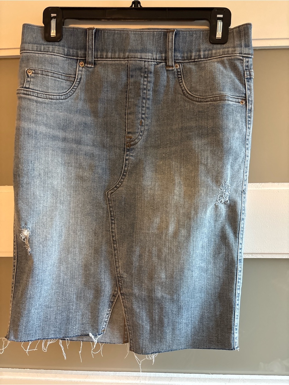 Classic Light Blue Women’s Denim Jeans Skirt